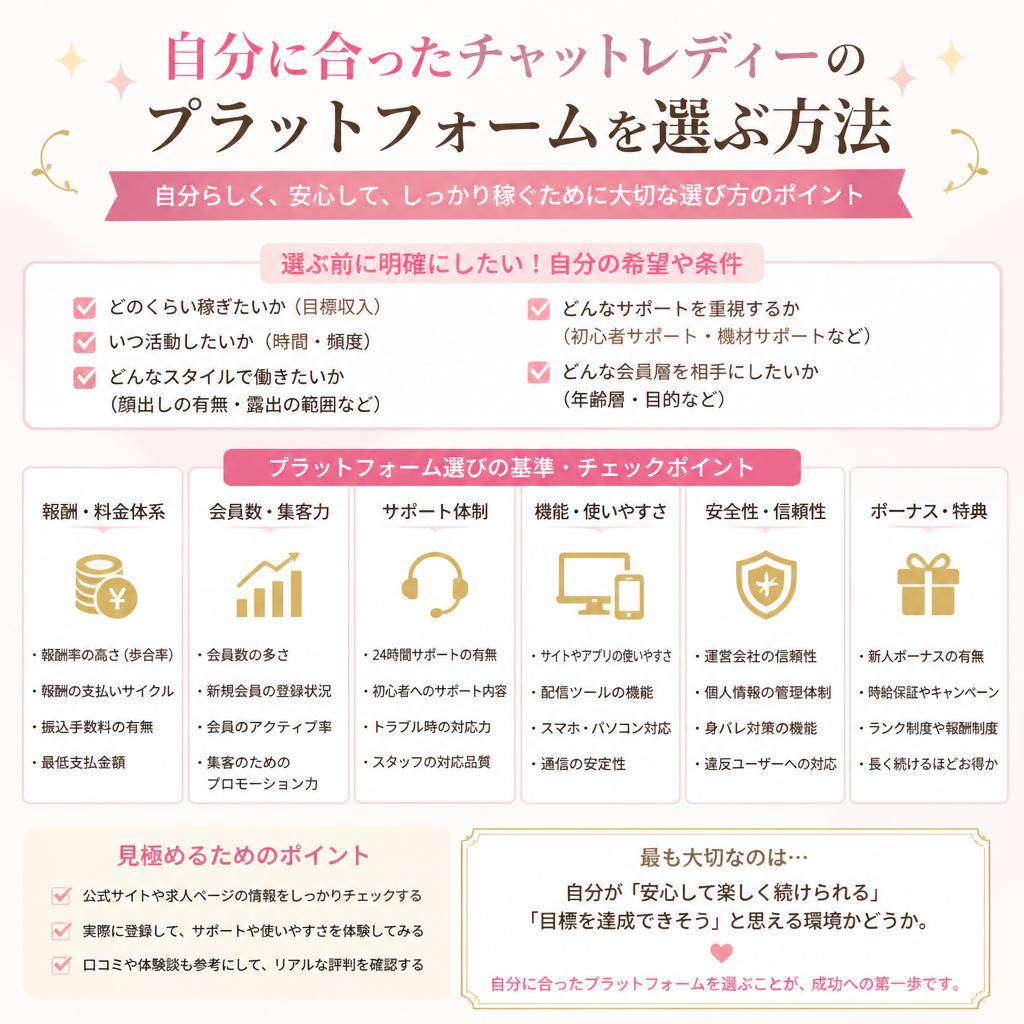 4. プラットフォームの選び方
