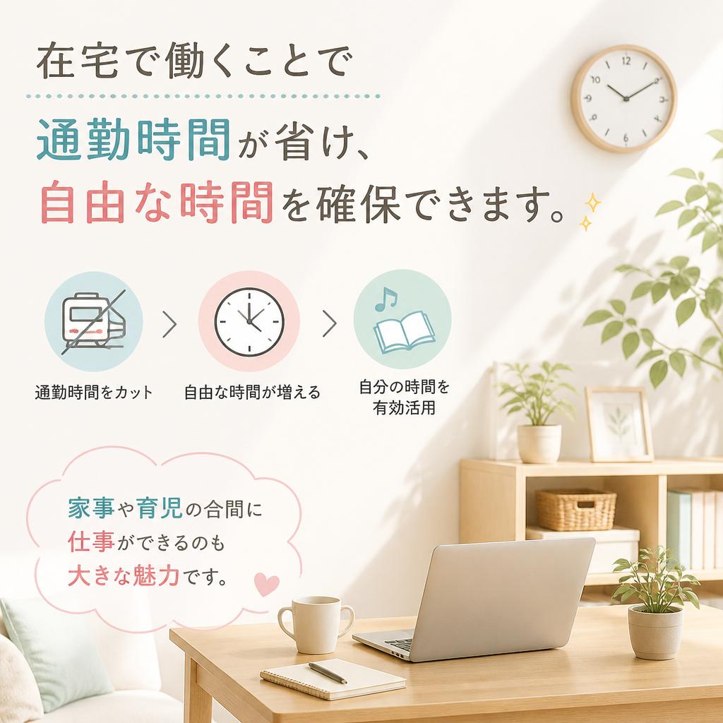 在宅ワークのメリット