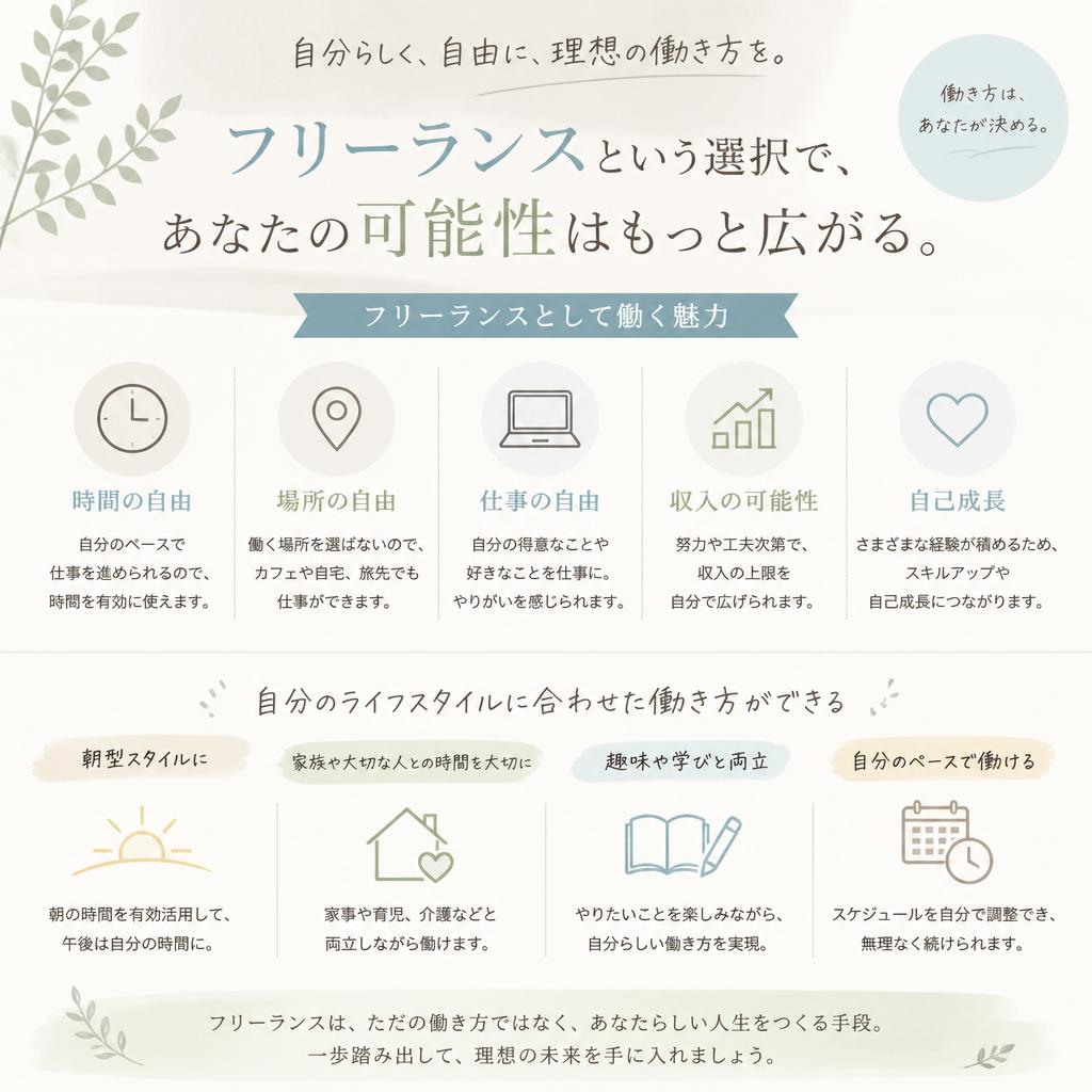 フリーランスとしての新しいライフスタイル
