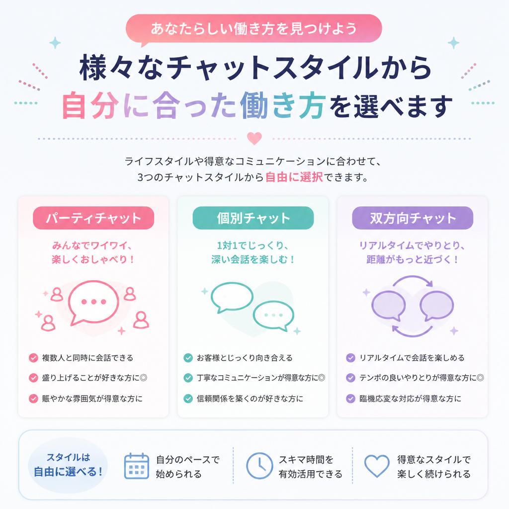 【5】多彩な働き方が選べる