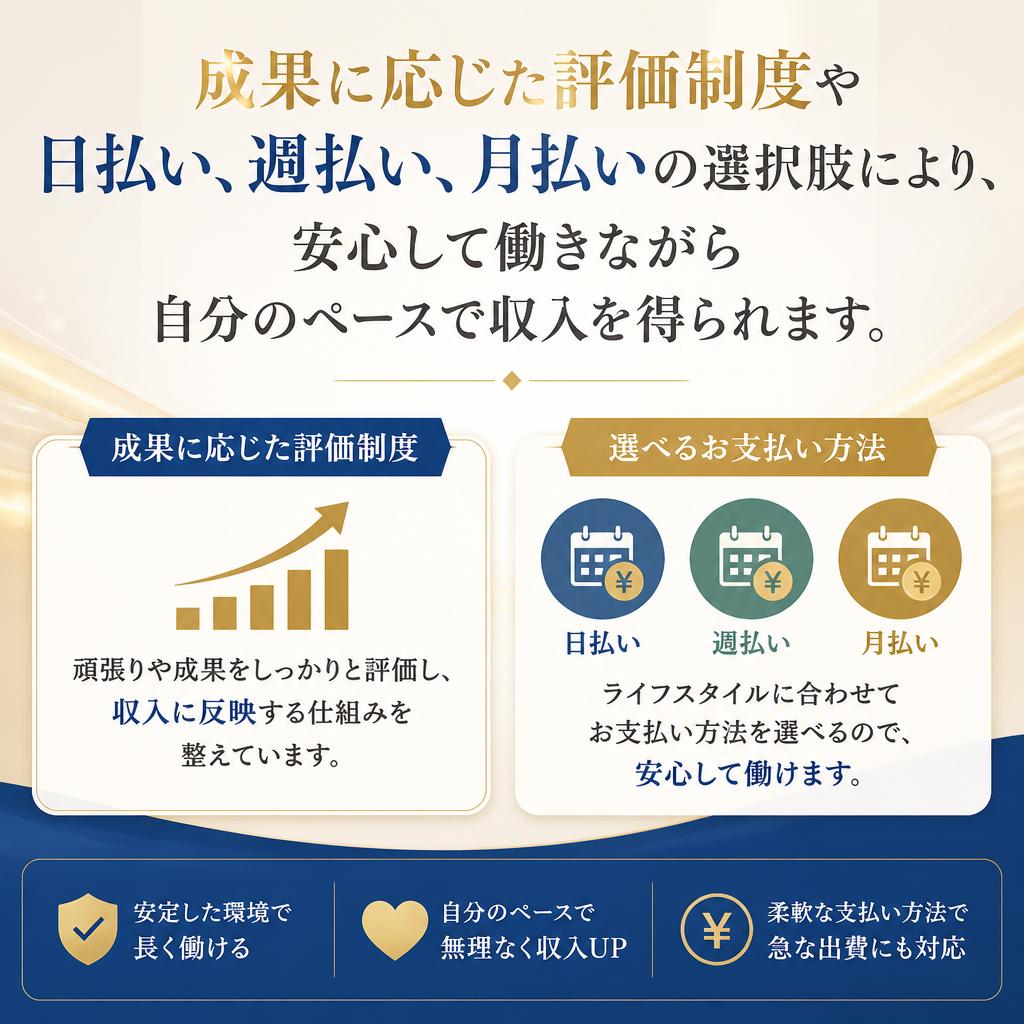 選べる収入のスタイル