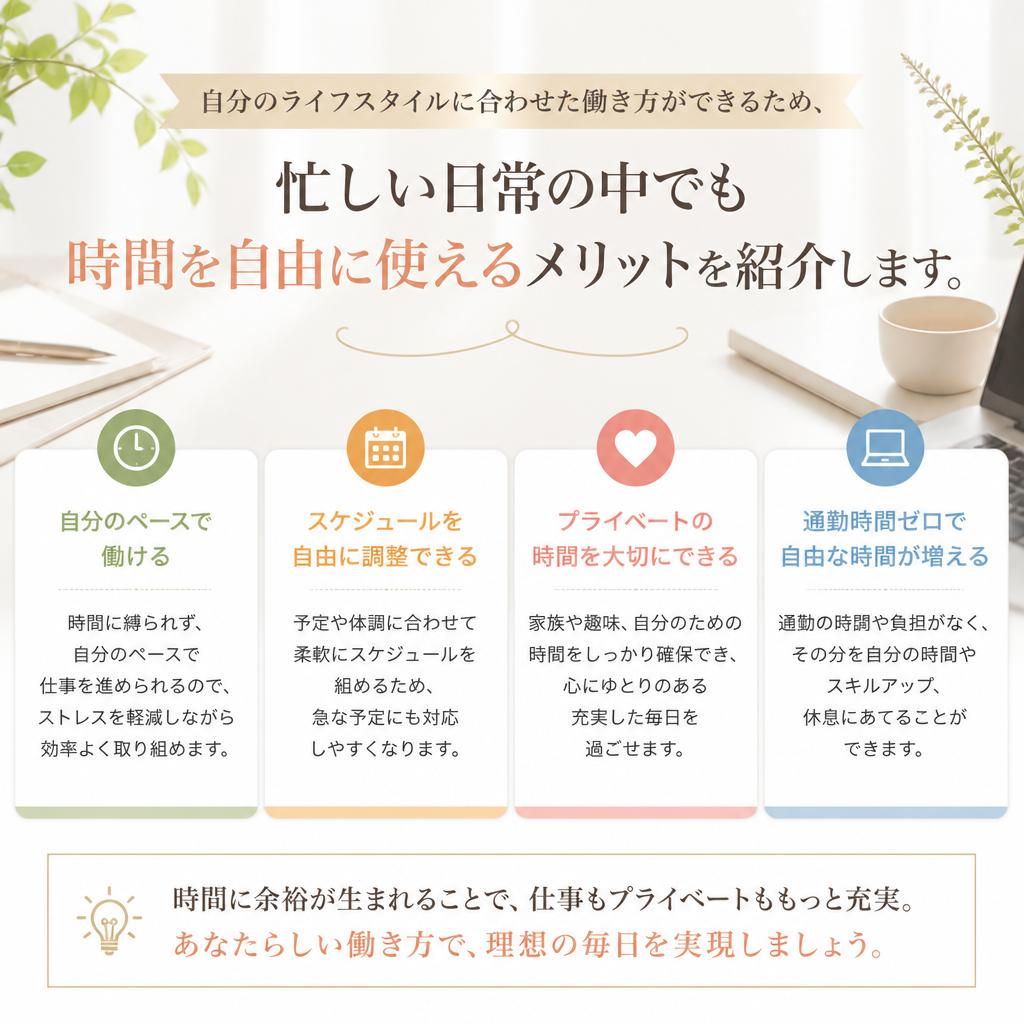 2. 自由な時間を手に入れる