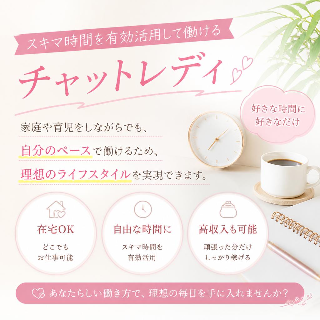 柔軟な働き方が可能