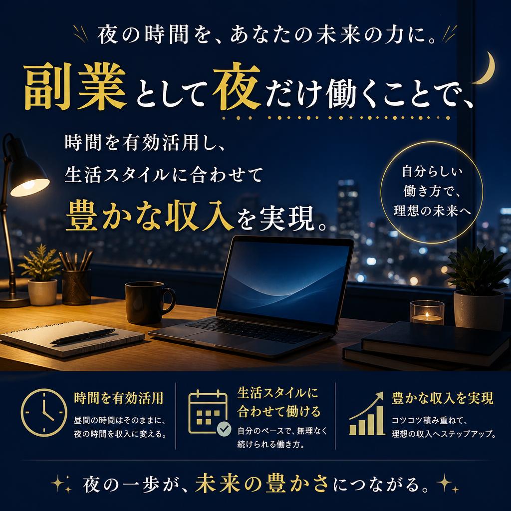 2. 空いた時間を利用したい方に最適！