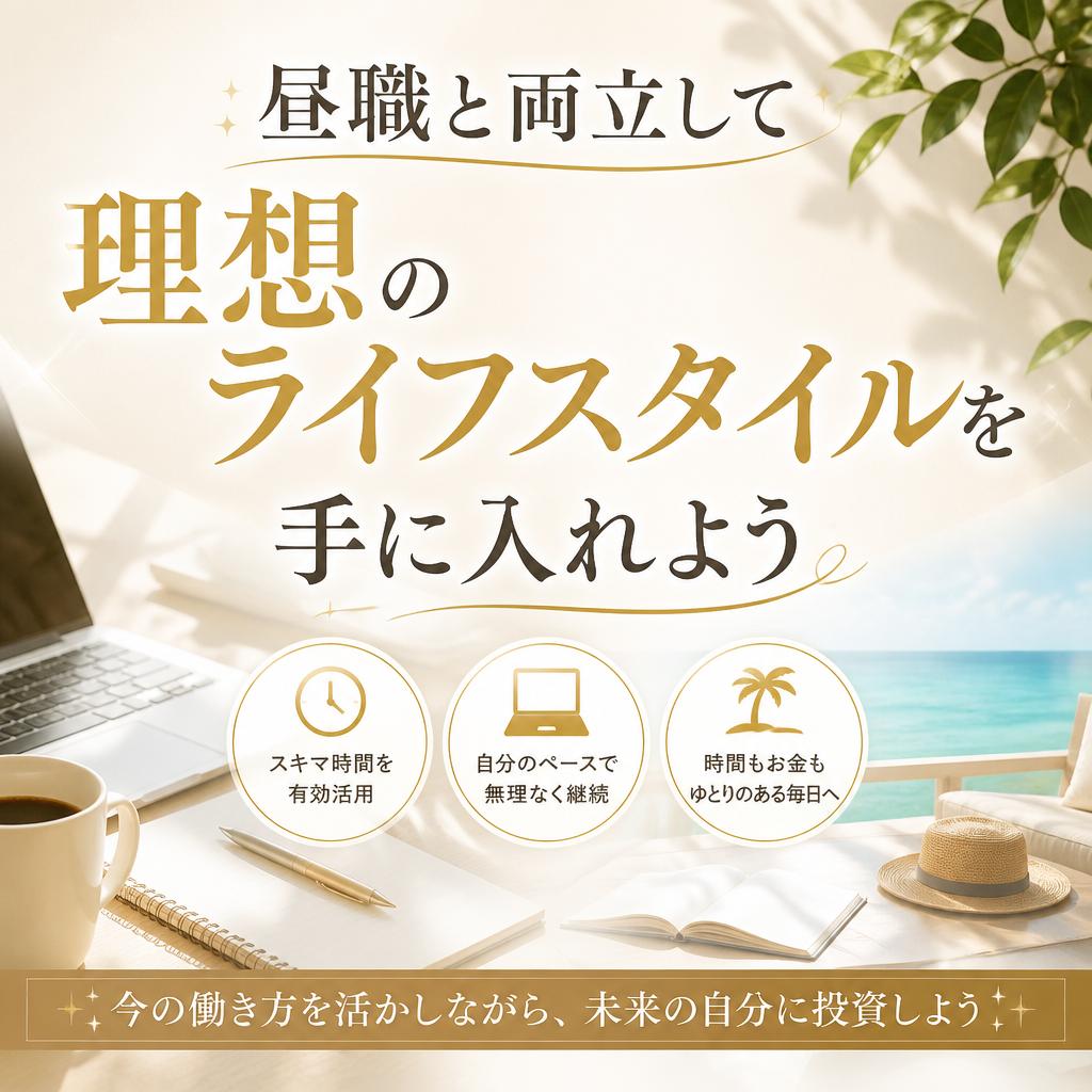 昼職と両立して理想のライフスタイルを手に入れよう