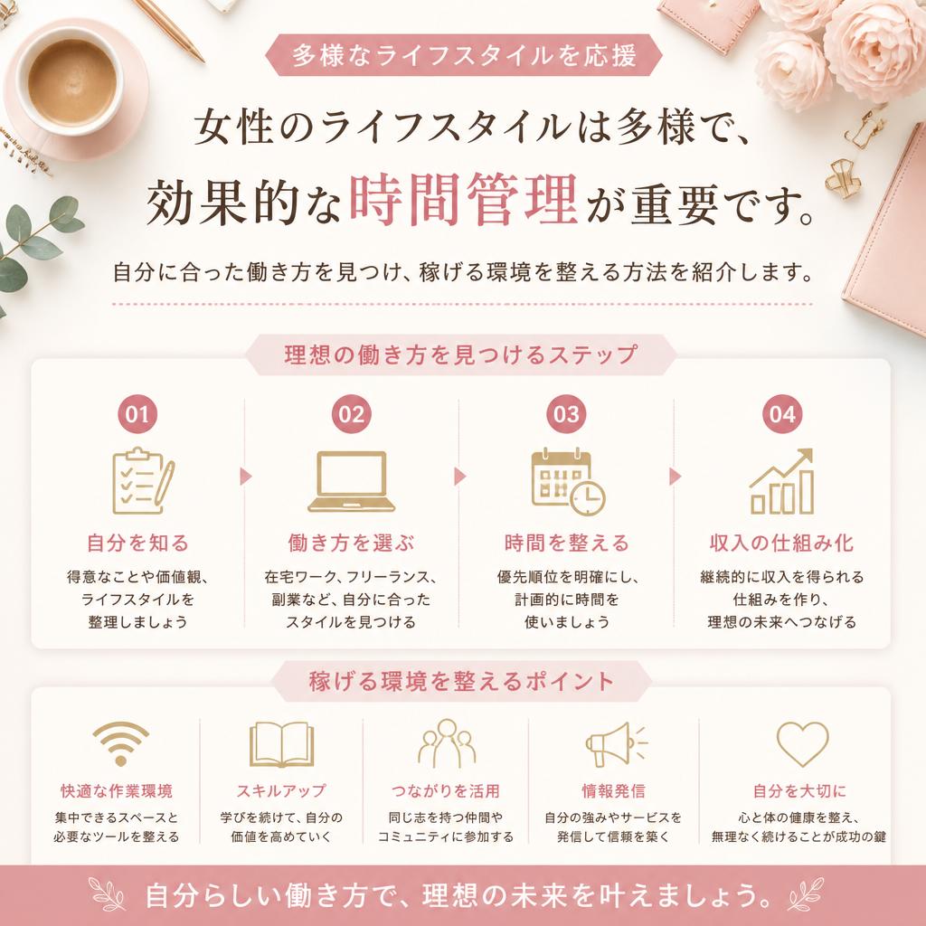 ライフスタイルに合わせた働き方