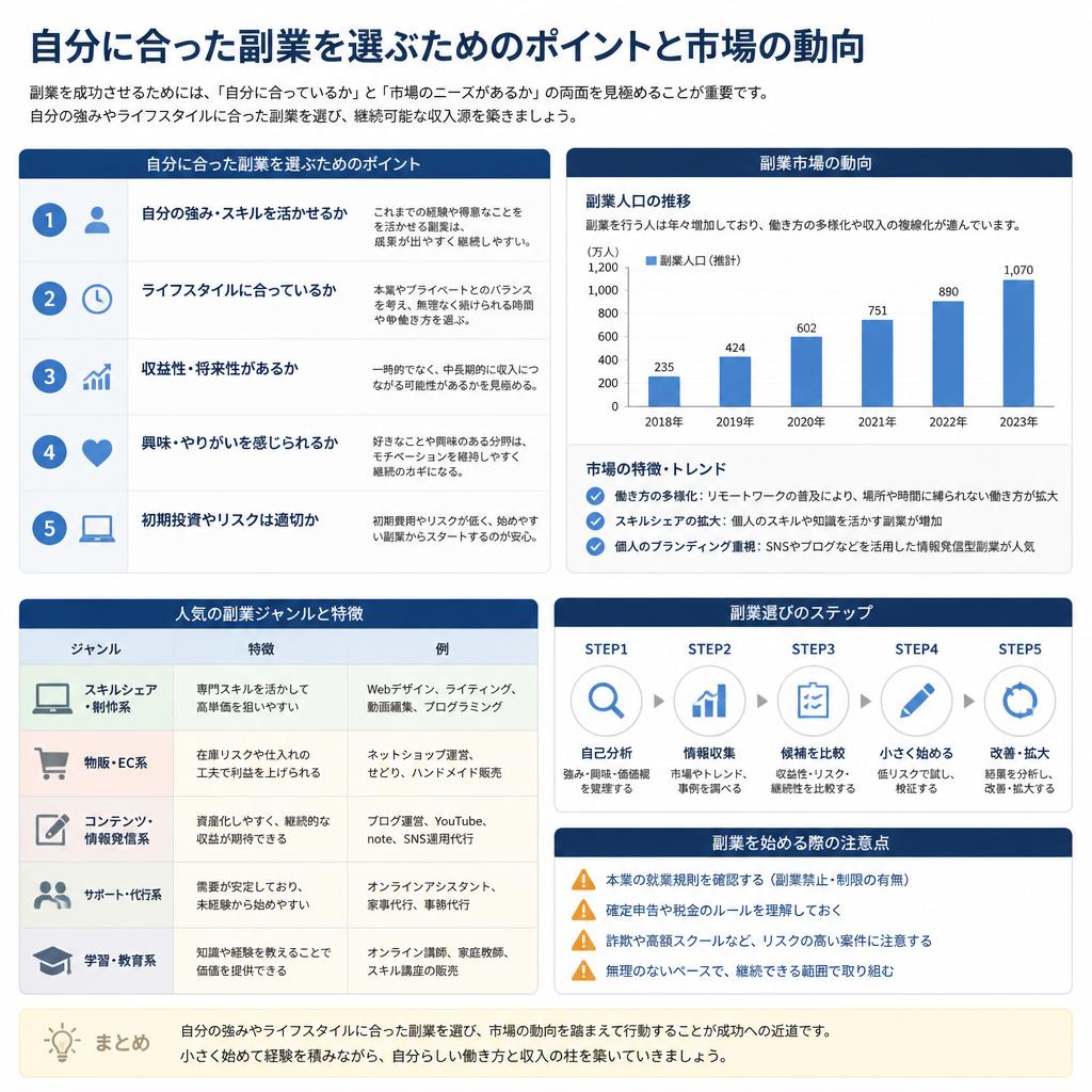 5. マッチする副業の選び方