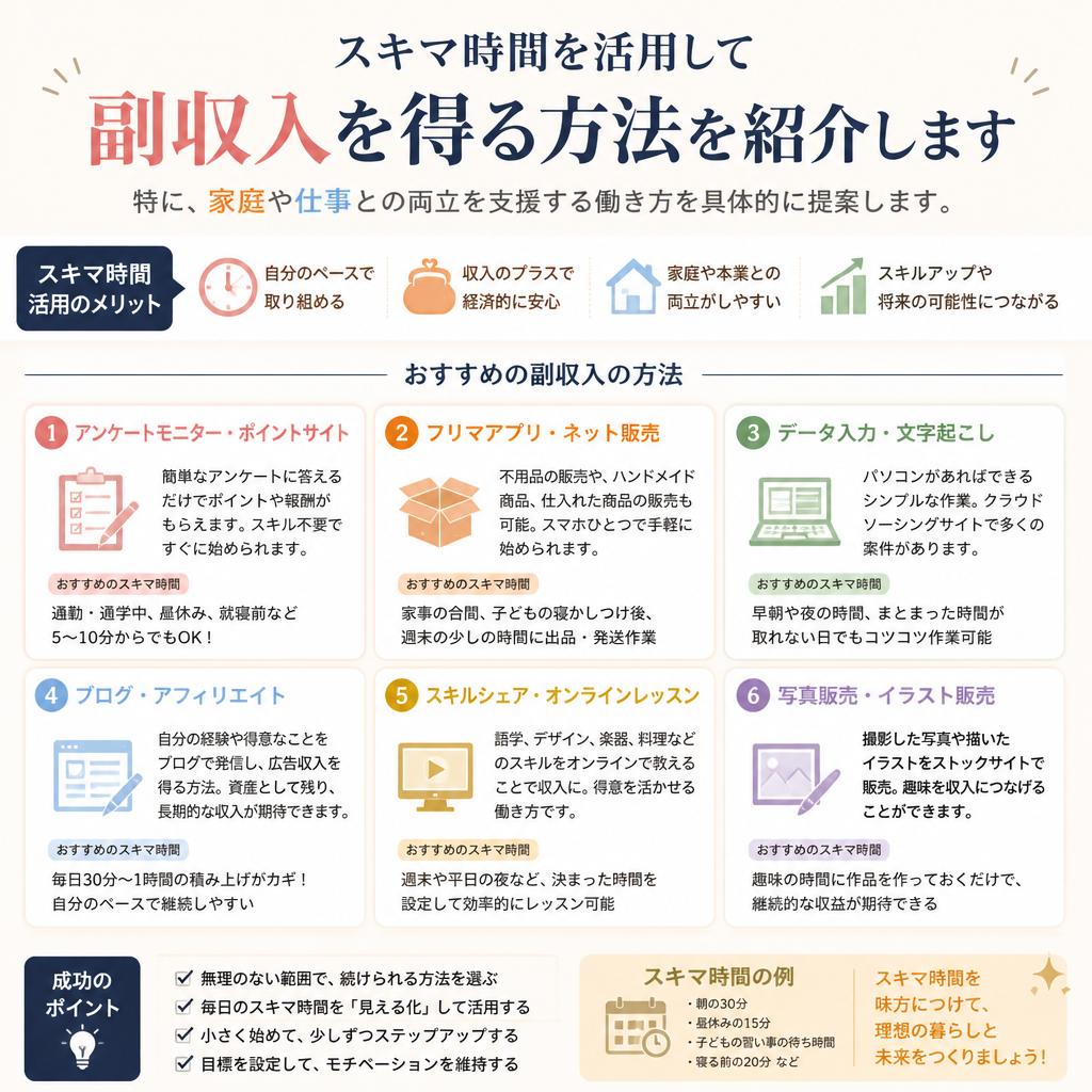 5. 時間を効率的に使う方法