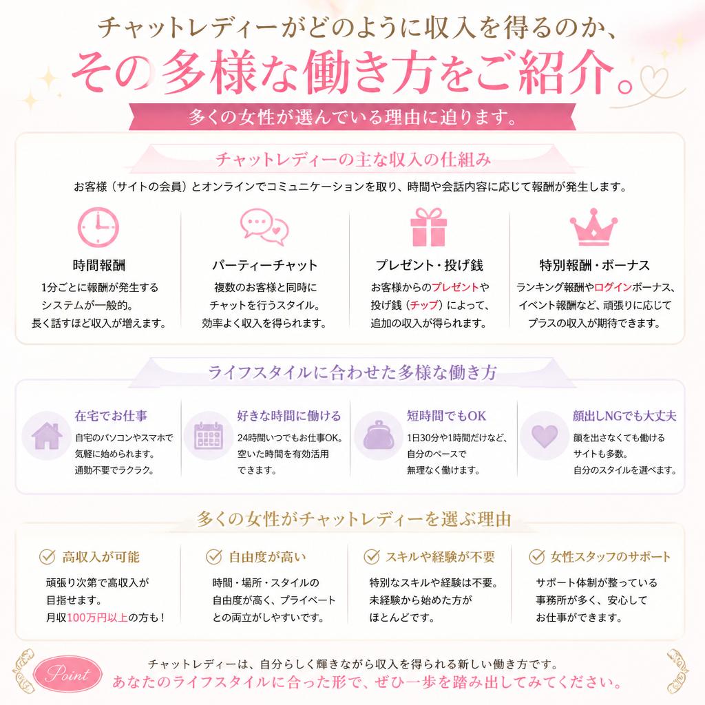 チャットレディーの働き方