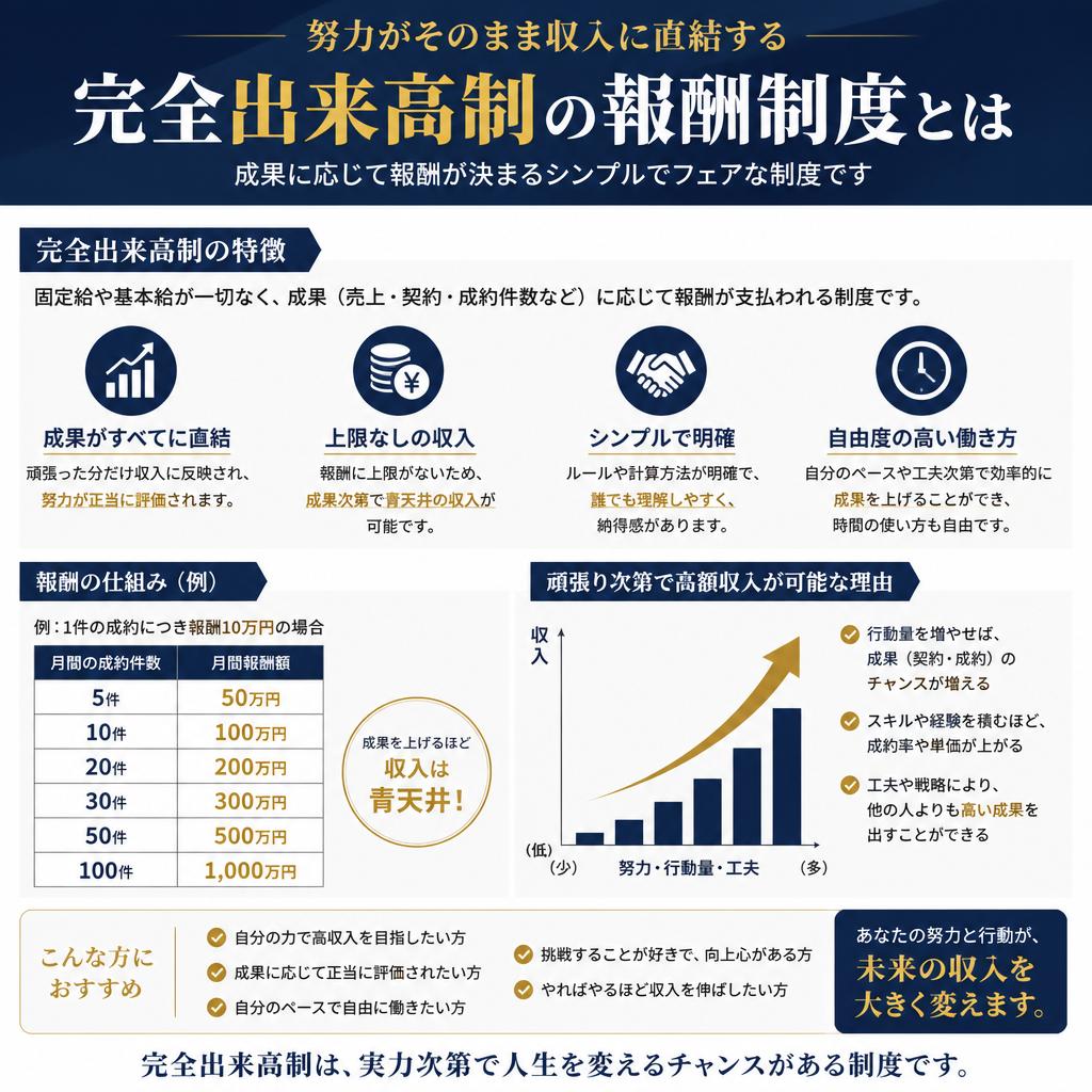 報酬制度の魅力