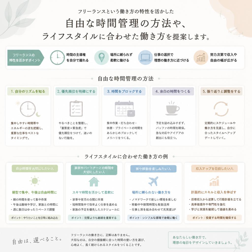 自由な時間管理