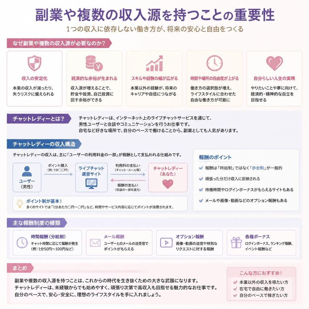 収入を多様化する方法
