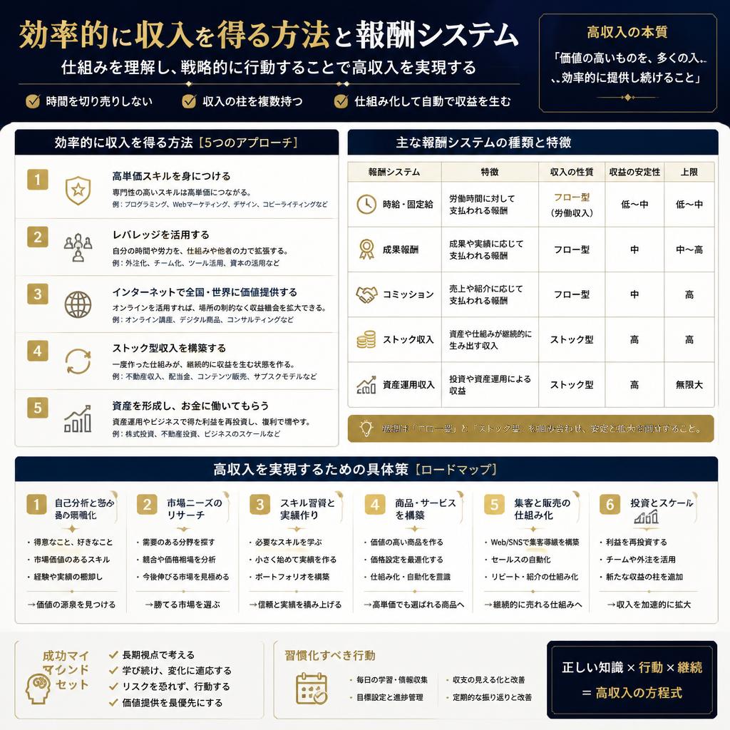 4. 高収入を実現するためのステップ