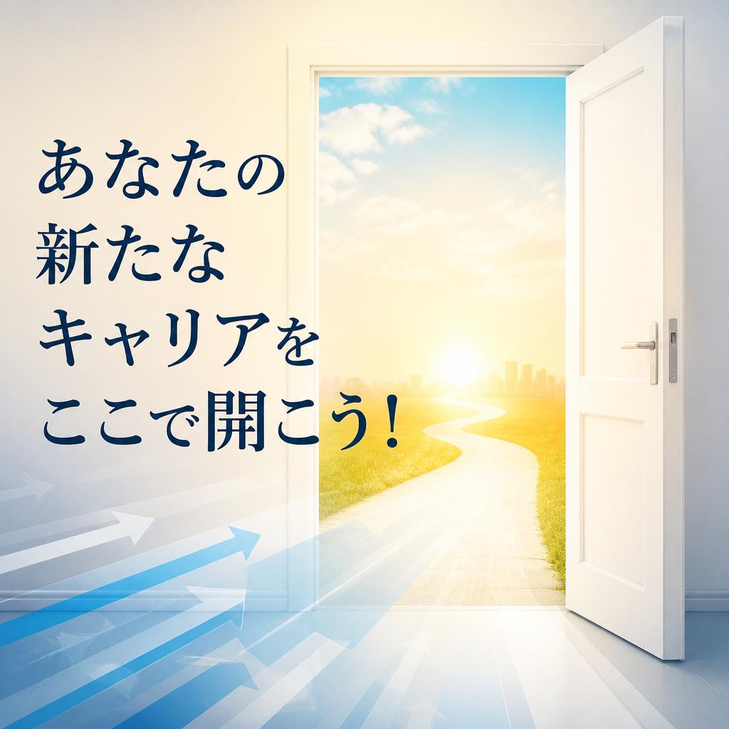 あなたの新たなキャリアをここで開こう！