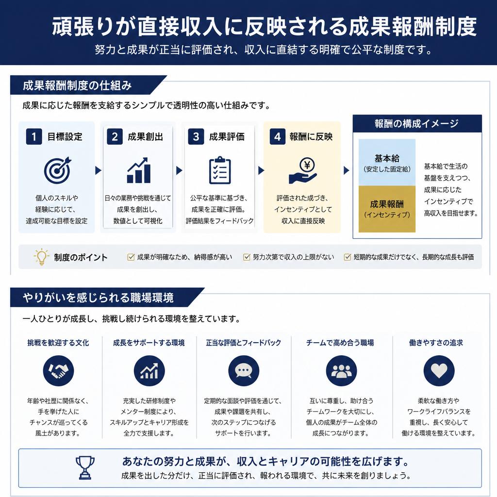 成果報酬システムの魅力