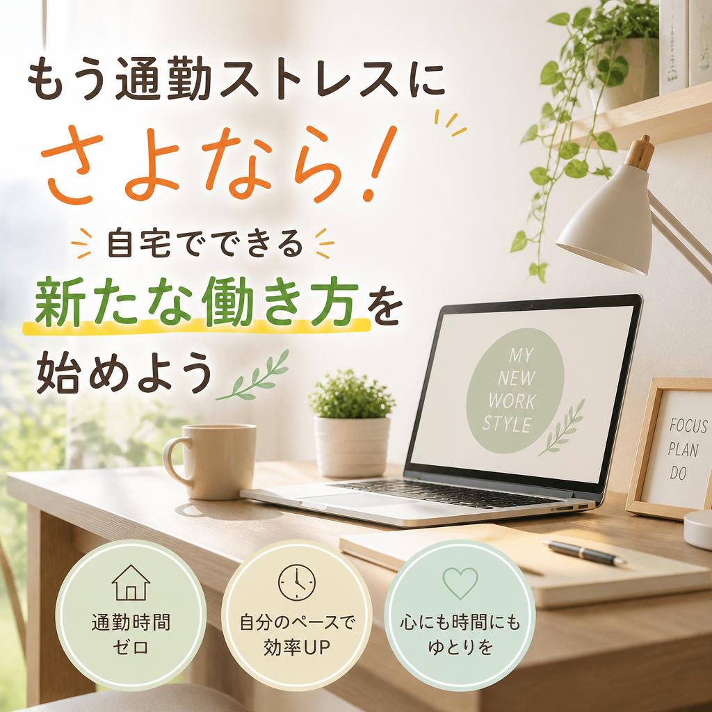 もう通勤ストレスにさよなら！自宅でできる新たな働き方を始めよう