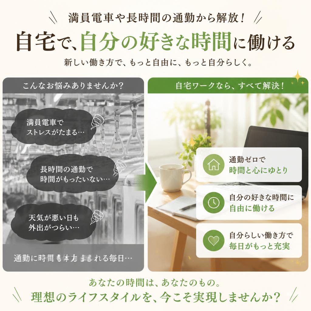 通勤ストレスからの解放