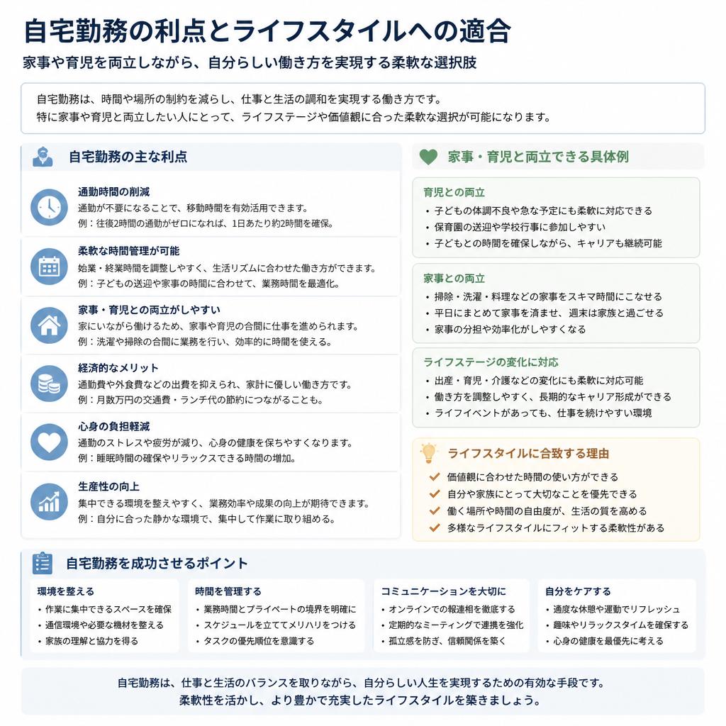 在宅勤務のメリット