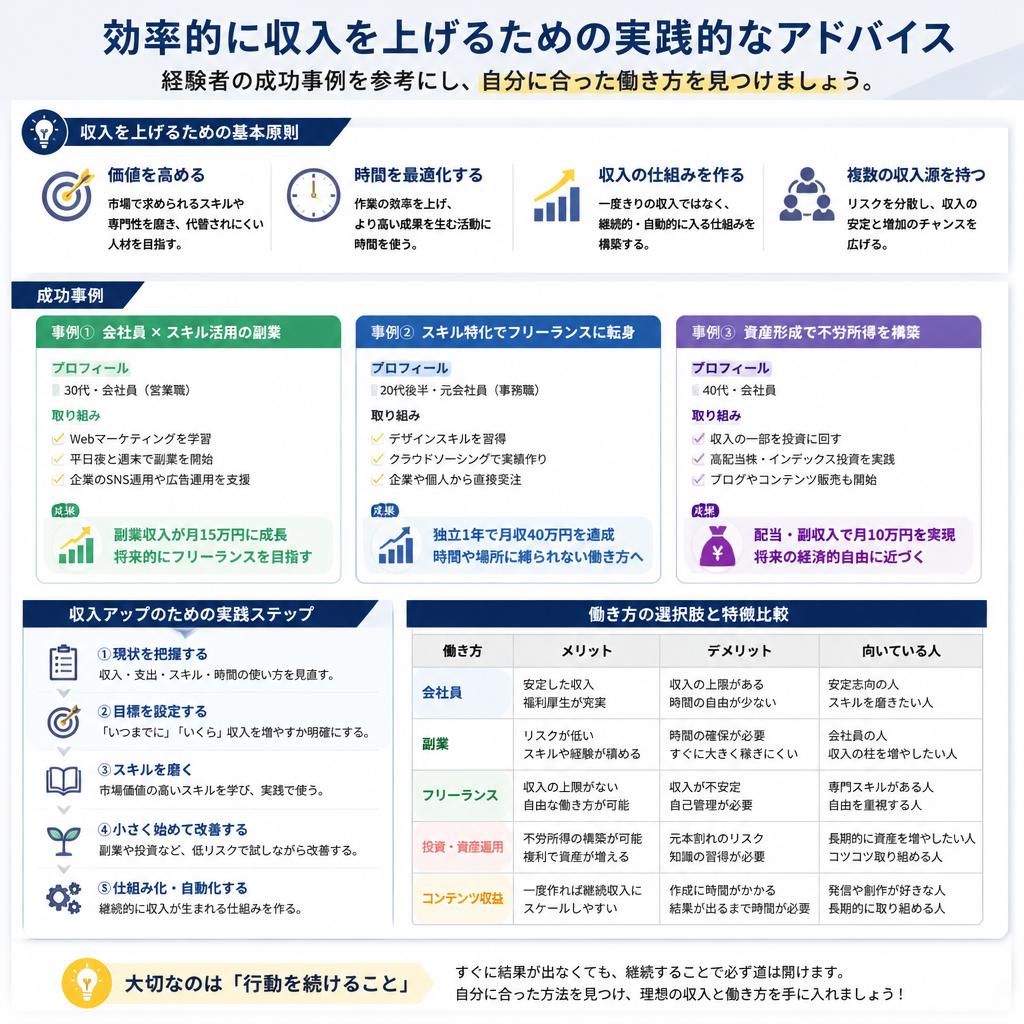 報酬アップのためのヒント