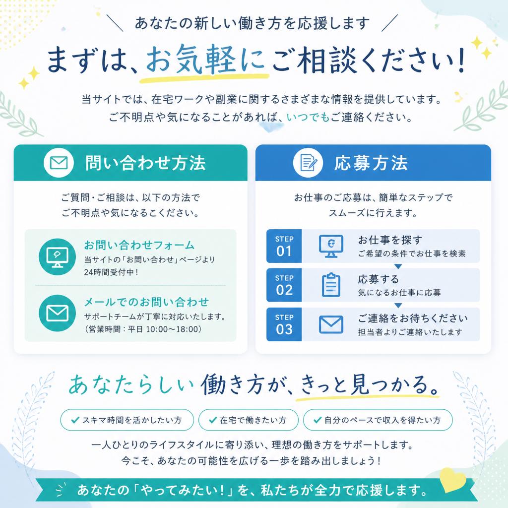 さあ、あなたも始めてみませんか？