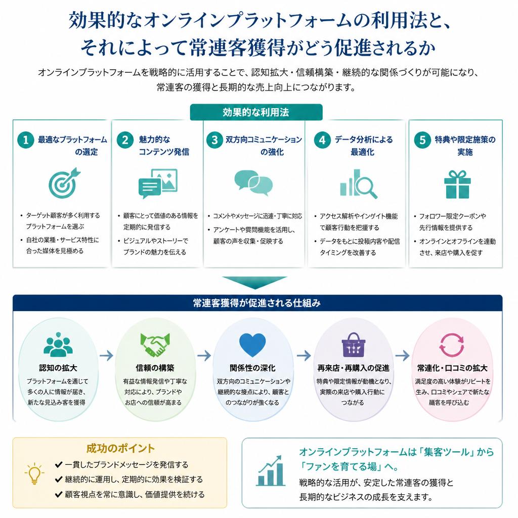 オンラインプラットフォームの活用法