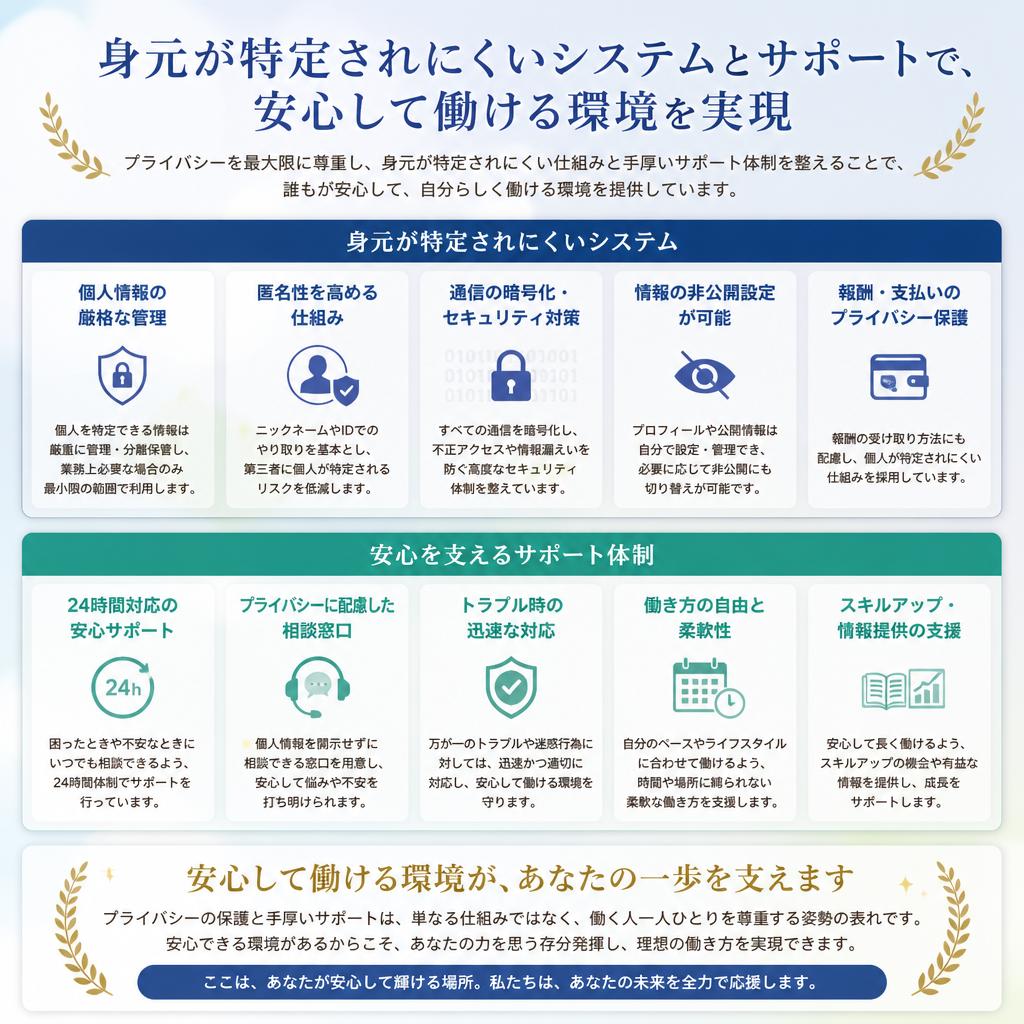 プライバシー重視の環境