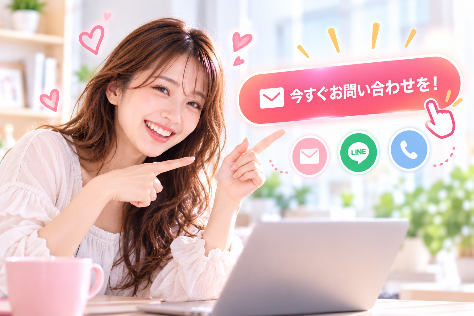今すぐお問い合わせを！